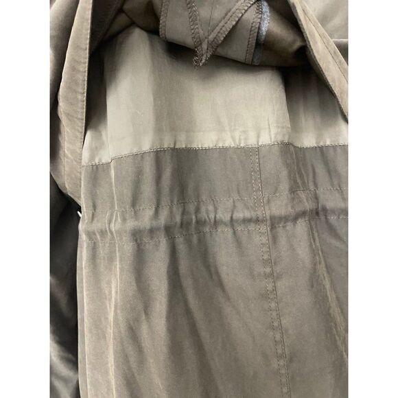 Bill Blass Men Long Trench Coat with Removable Hood / Lining Size 14 - Picture 7 of 15